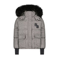 The Checkmate Houndstooth Down Coat
